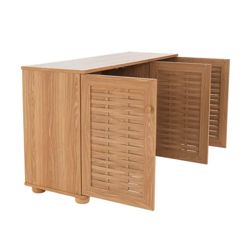 Cipősszekrény, MDF laminált, natúr, FP 02