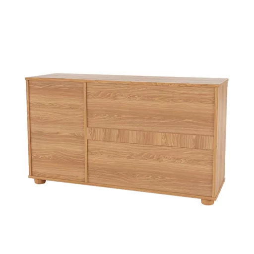 Cipősszekrény, MDF laminált, natúr, FP 02