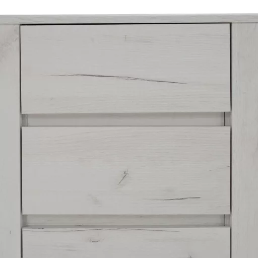 PC asztal typ 80, fehér craft, ANGEL