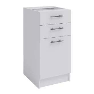 kombinált alsószekrény, fehér,  FABIANA S-40SZ2