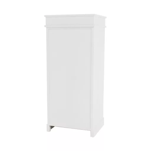 4-fiókos komód, fehér, BLANCO