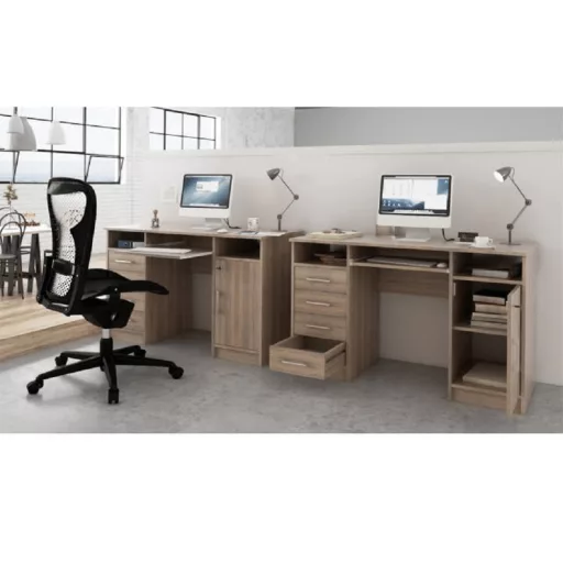 PC asztal, tölgy sonoma, B9 NEW