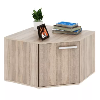 Szekrény, DTD laminált, tölgy sonoma, DUNAJ TYP14