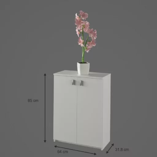 Komód, fehér, NATALI  TIP 4