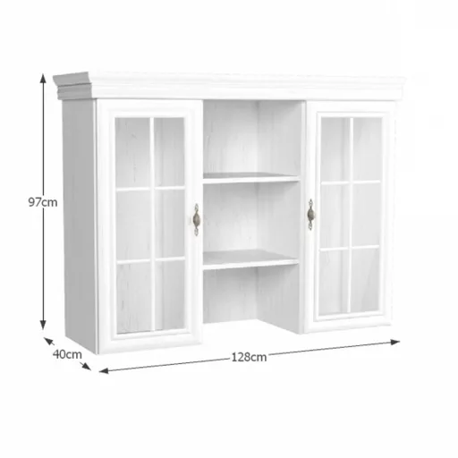 vitrines faliszekrény, sosna andersen, KORA KN4
