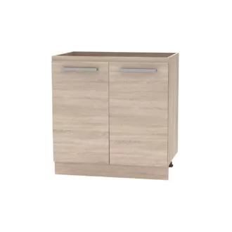   Alsószekrény 80  2 DV, tölgy sonoma, NOVA PLUS NOPL-060-0S