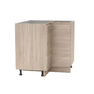   Alsó sarokszekrény, tölgy sonoma, univerzális, NOVA PLUS NOPL-061-RS