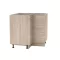 Alsó sarokszekrény, tölgy sonoma, univerzális, NOVA PLUS NOPL-061-RS