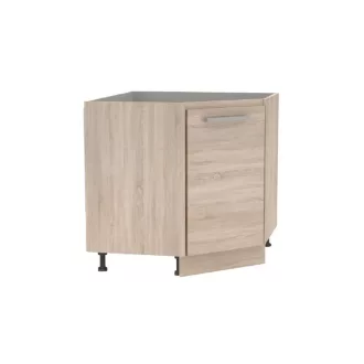   Alsó sarokszekrény, tölgy sonoma, univerzális, NOVA PLUS NOPL-065-RS