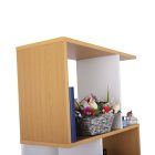 Könyvespolc, tűnyalábos fenyő/fehér, ERDEM NEW TYP 3