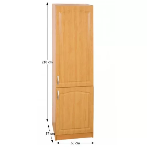 Alsó szekrény, jobb oldali kivitel, égerfa,  LORA MDF NEW KLASIK S60LO