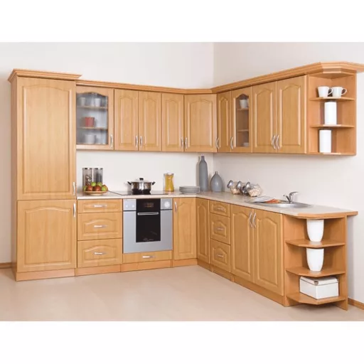 Sarok konyhaszekrény, felső, éger, balos, LORA MDF NEW KLASIK W60/60
