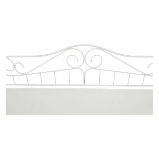Fém ágy, fehér, 90x200, DAINA