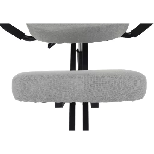 Ergonómikus térdeplőülés, szürkésbarna Taupe/fekete, RUFUS