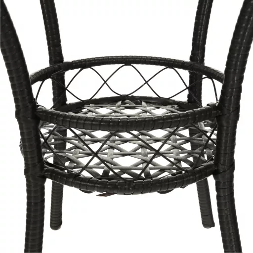 Kerti rattan szett 1+2, barna, LASAN