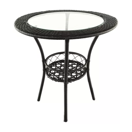 Kerti rattan szett 1+2, barna, LASAN