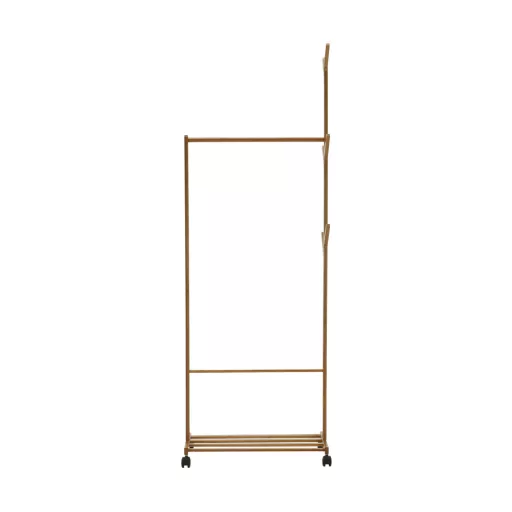 Kerekes akasztó, bambus, 60 cm széles, VIKIR TYP 1