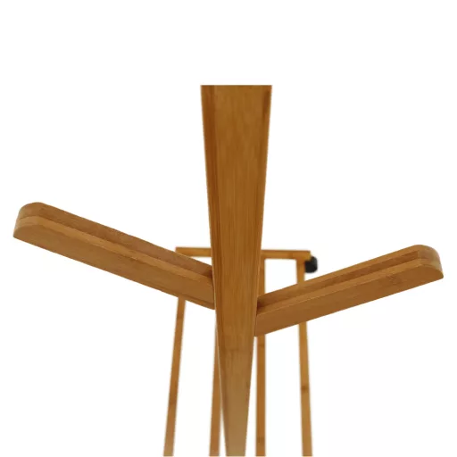 Kerekes akasztó, bambus, 60 cm széles, VIKIR TYP 1