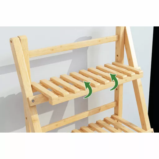 Összecsukható állvány, bambusz, NEPEL TYP 2 + ajándék