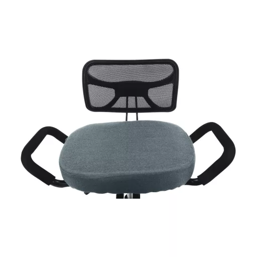 Ergonomikus zsámoly, szürke/fekete, RUFUS