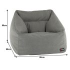 Babzsák, szürke, URASON