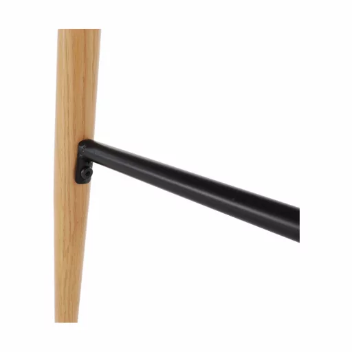 Bárasztal, fehér/tölgy, átmérő 60 cm, IMAM