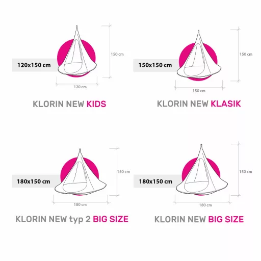 Lógó hintaszék, zöld, KLORIN NEW KLASIK