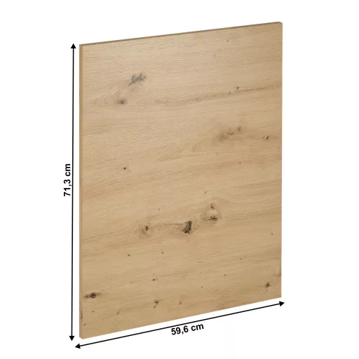 Mosogatógép ajtaja, artisan tölgy, 59,6x71,3, LANGEN