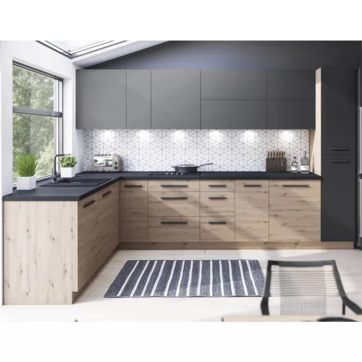 Alsó szekrény, artisan tölgy, univerzális, LANGEN D60
