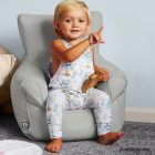 Babzsák, világosszürke anyag, TAMPO