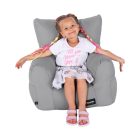 Babzsák, világosszürke anyag, TAMPO