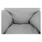 Babzsák, világosszürke anyag, TAMPO