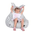 Babzsák, fehér/szürke, LAPIN