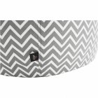 Babzsák, szürkés-fehér/cik cak minta, GOMBY