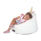 Babzsák unikornis, fehér, INOROG