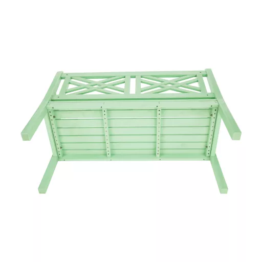 Fából készült kerti pad, neo mint, 124 cm, FABLA
