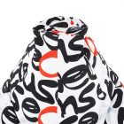 Babzsák, fehér/fekete/szürke/piros minta, ELION