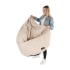 Babzsák, bézs szövet, KENOD