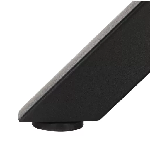 Étkezőasztal, sötét tölgy/fekete, átmérő 120 cm, MEDOR
