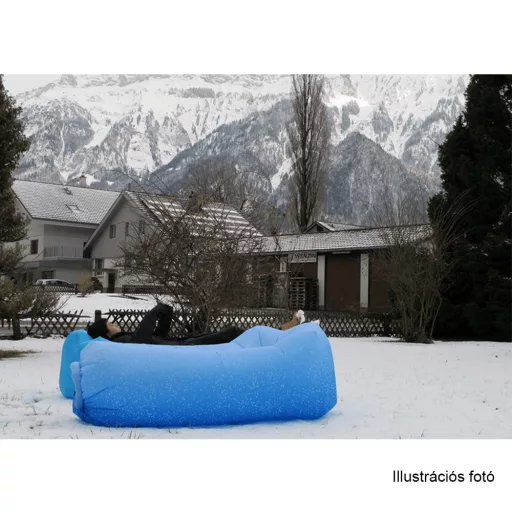 Felfújható babzsák/lazy bag, kék, LEBAG
