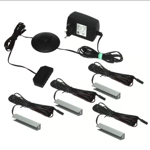 LED világítás, 4-pontos, fehér, LINDY/VILGO/TIFFY