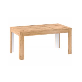   Széthúzható étkezőasztal, appalachian tölgy, 160-200x90 cm, PUSAN S