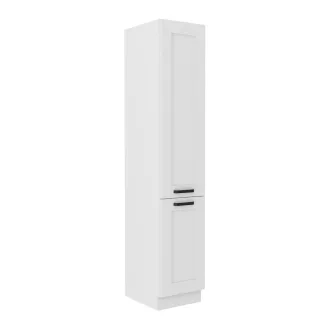 Magas szekrény, fehér, LULA 40 DK-210 2F