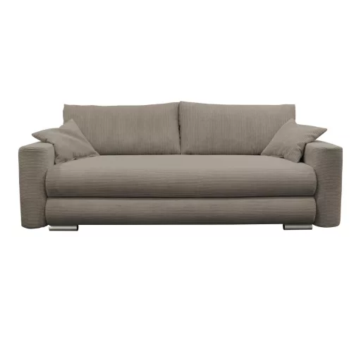 Széthúzható heverő, szürkésbarna Taupe, ROSELYN