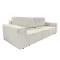 Kihúzható heverő, bézs, HARPERA BIG SOFA