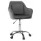 Irodai fotel, szürke Velvet anyag/króm, KLIAN