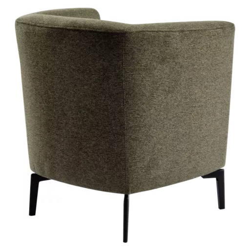 Design fotel, zöld/fekete, KAPY