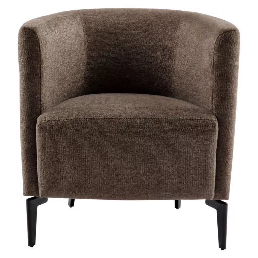 Design fotel, barna/fekete, KAPY