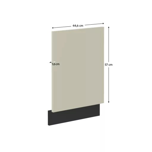Ajtó mosogatógéphez, kasmír/fekete, ARAKA ZM 570x446