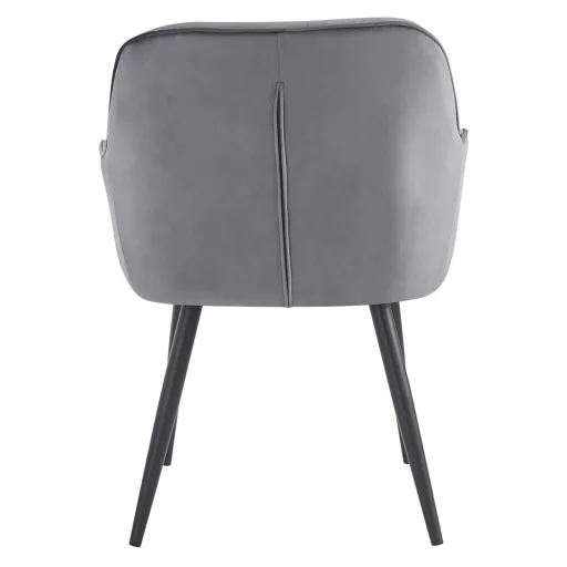 Design fotel, szürke Velvet szövet, VERIO